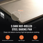 Commercial Griddle on Cart, 36" Heavy Duty Manual Flat Top Griddle, Outdoor Cooking Station with Side Shelves, Steel Natural Gas Griddle, 4-Burners Restaurant Portable Tested toStandards